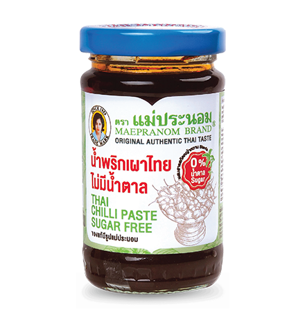 น้ำพริกเผาไทยไม่มีน้ำตาล