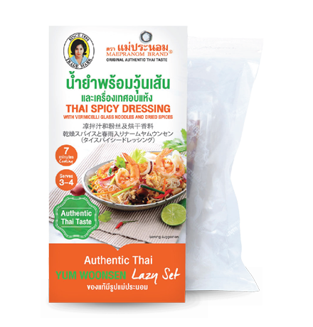 Thai Spicy Dressing With Vermicelli Glass Noodles And Dried Spices